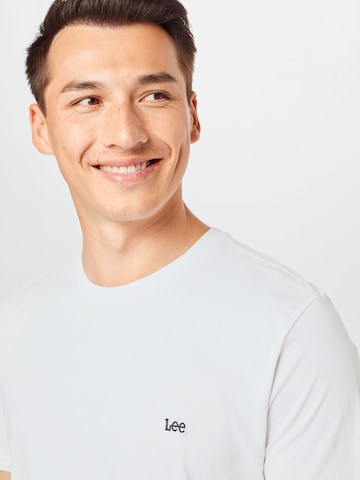 Lee Shirt 'Short sleeve patch Logo Tee' in Weiß
