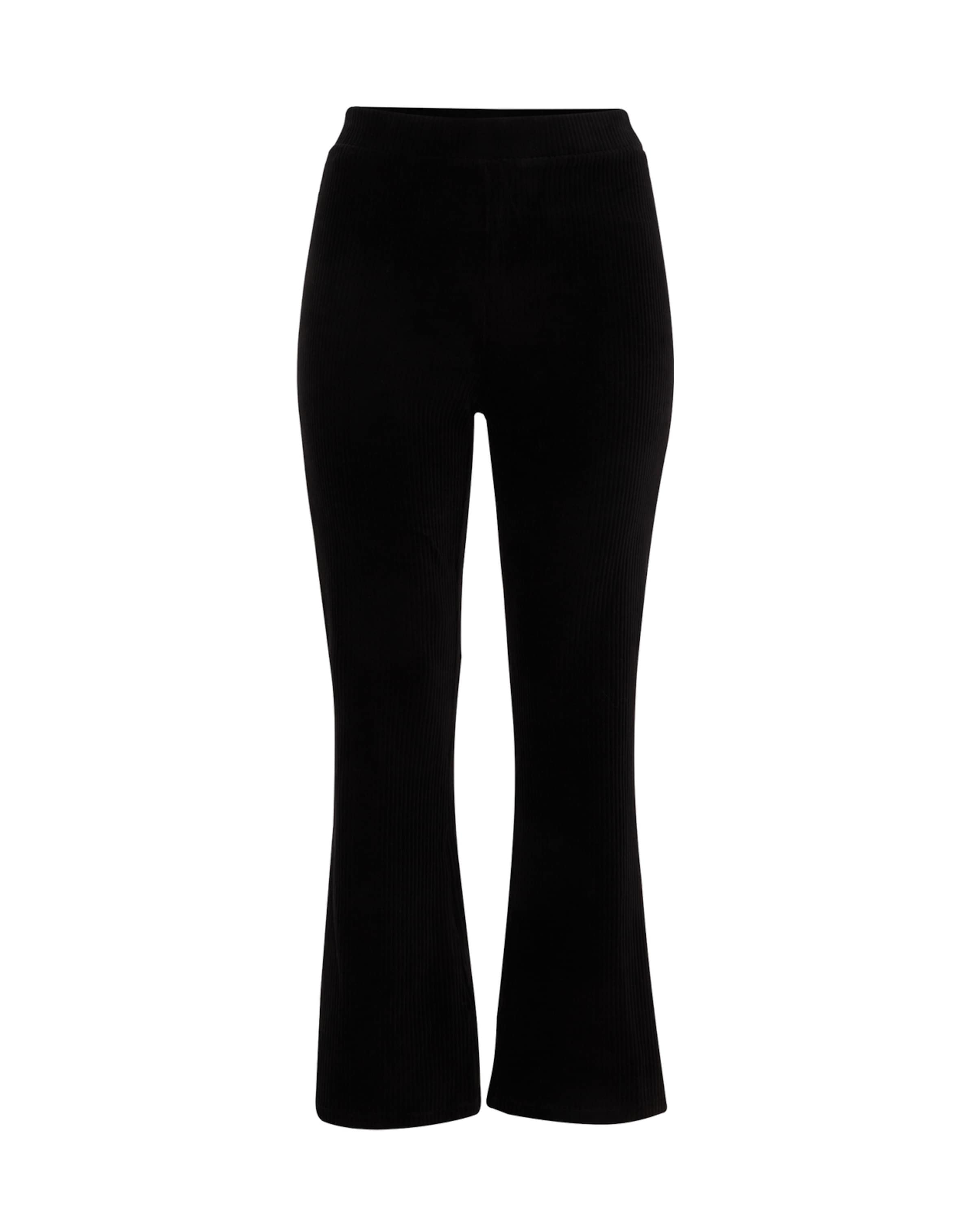 WE Fashion Laienev Retuusid, värv must: eest vaates