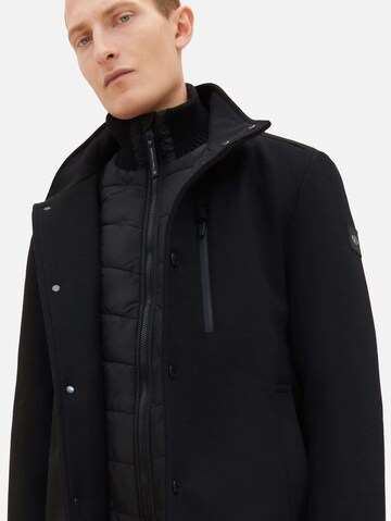TOM TAILOR Ανοιξιάτικο και φθινοπωρινό παλτό σε μαύρο