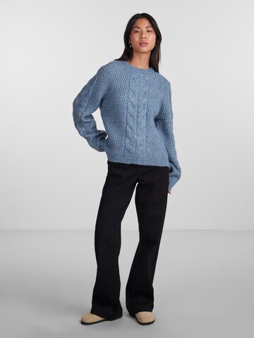PIECES Sweater 'Nina' in Blue