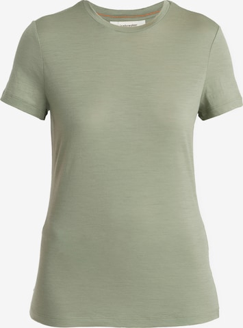 ICEBREAKER - Camisa funcionais 'Tech Lite III' em verde: frente