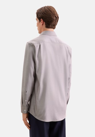 Coupe slim Chemise business SEIDENSTICKER en marron