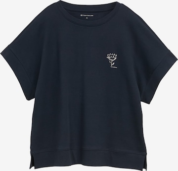 TOM TAILOR Majica | modra barva: sprednja stran