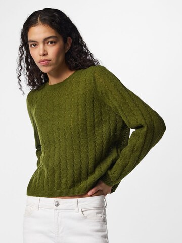 PIECES Pullover 'ADA ' in Grün: Vorderseite
