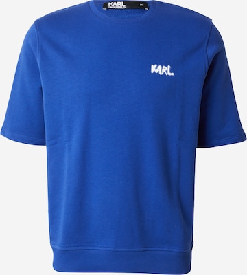 Karl Lagerfeld Mikina - Modrá: predná strana