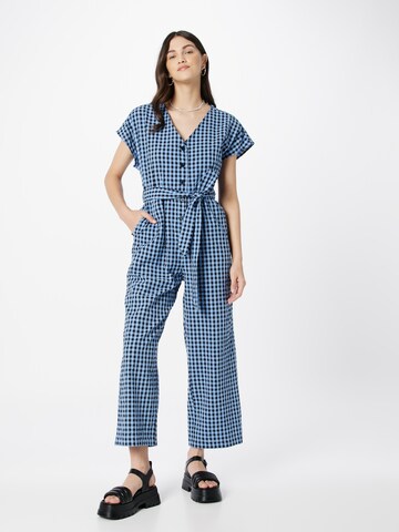 Monki Jumpsuit in Blauw: voorkant