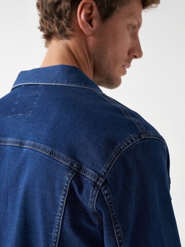 Salsa Jeans Tussenjas in Blauw