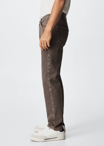 MANGO MAN Regular Jeans 'Joel' in Brown