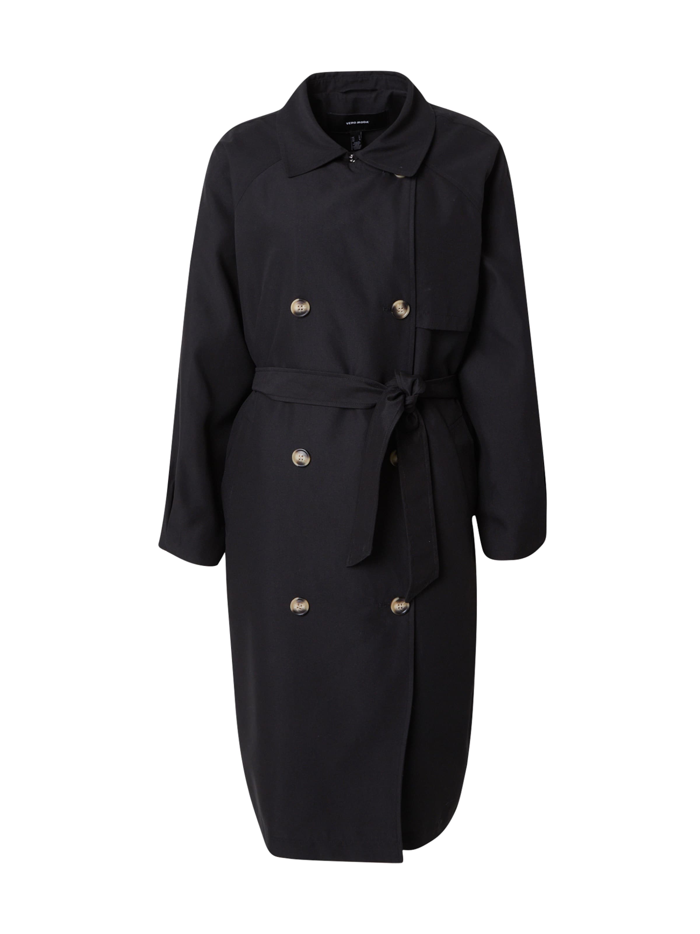 VERO MODA Between-seasons coat 'Doreen' in Black: front