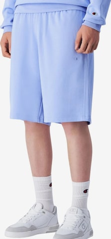 Regular Pantalon de sport 'Bermuda champion azul small logo long mens short 2' Champion -DO NOT USE- en bleu : devant