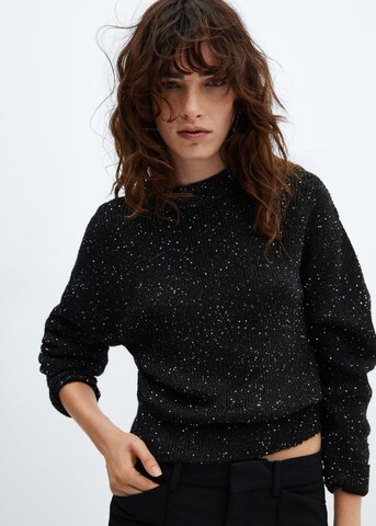 MANGO Pullover i sort