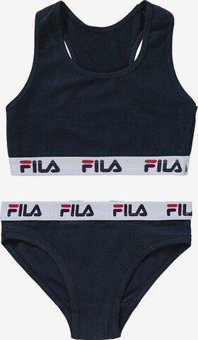 FILA Underwear Set in Blue: front