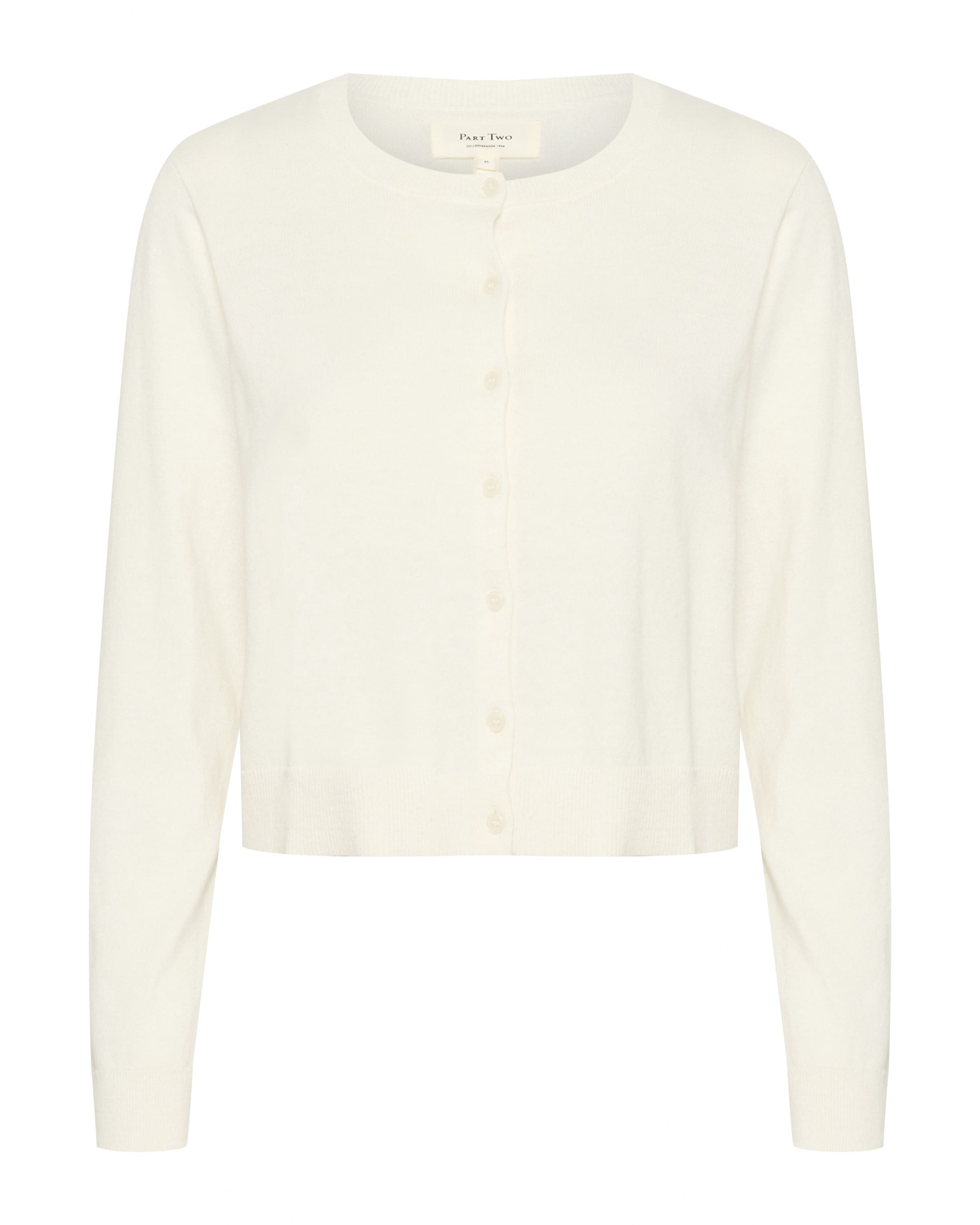 Part Two Cardigan i hvid: forside