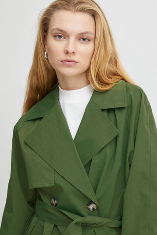 ICHI Between-Seasons Coat 'Elova' in Green