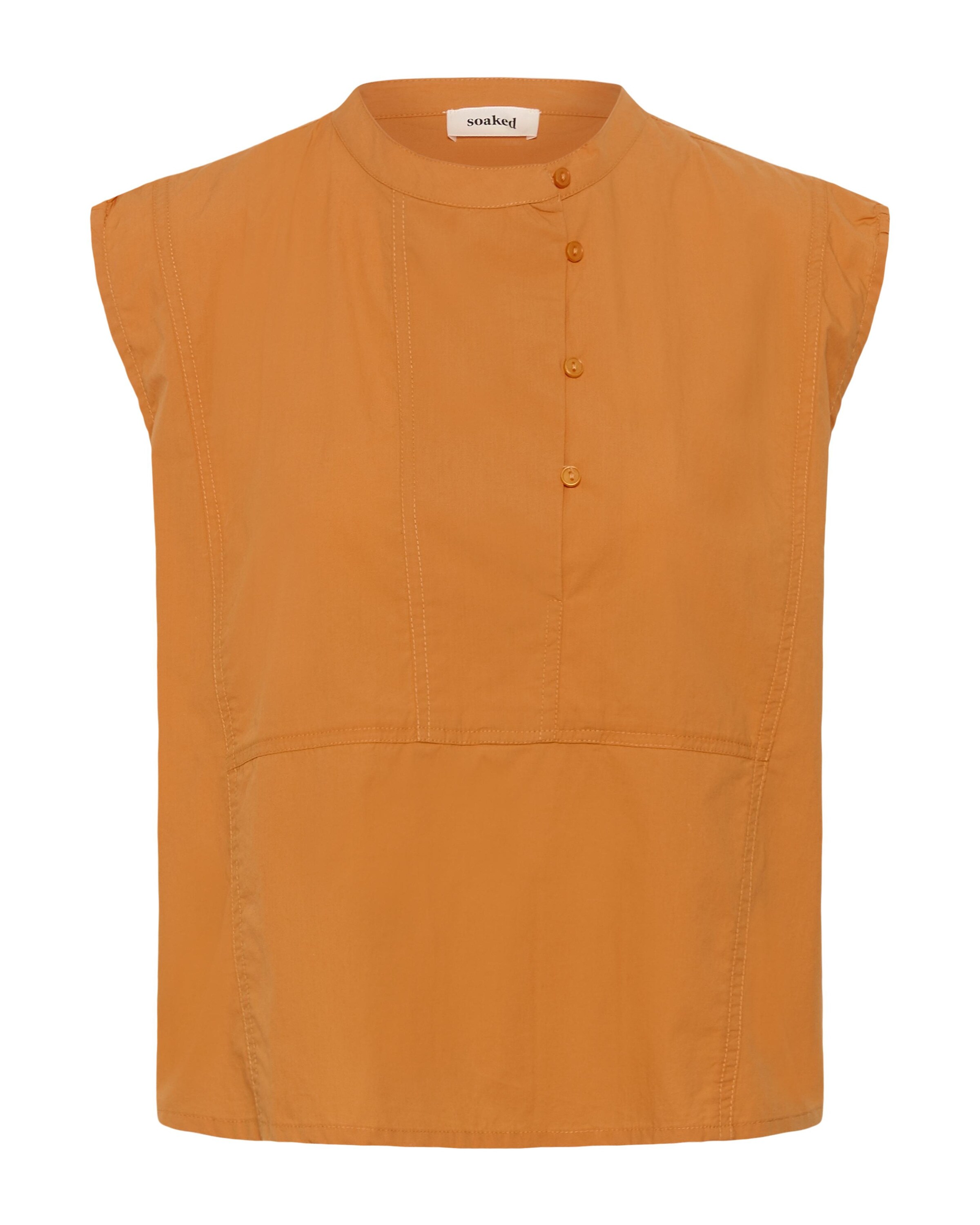 SOAKED IN LUXURY Bluse 'SLAlmeda' in Braun: Vorderseite