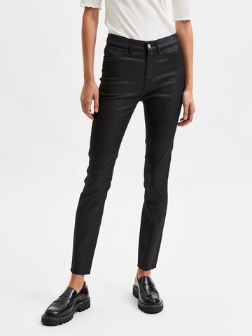 SELECTED FEMME Skinny Jeggings 'Gaiamaya' in Zwart