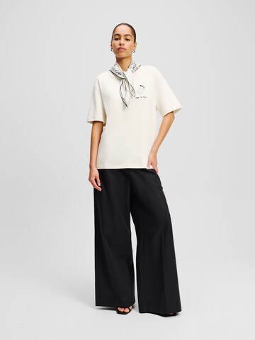 Karl Lagerfeld Shirt 'KL x Jorge Parra' in Beige