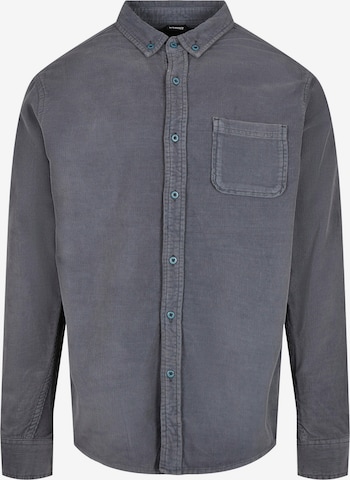 Camicia di Urban Classics in blu: frontale