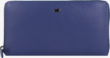 Braun Büffel Wallet 'Anna' in Blue: front