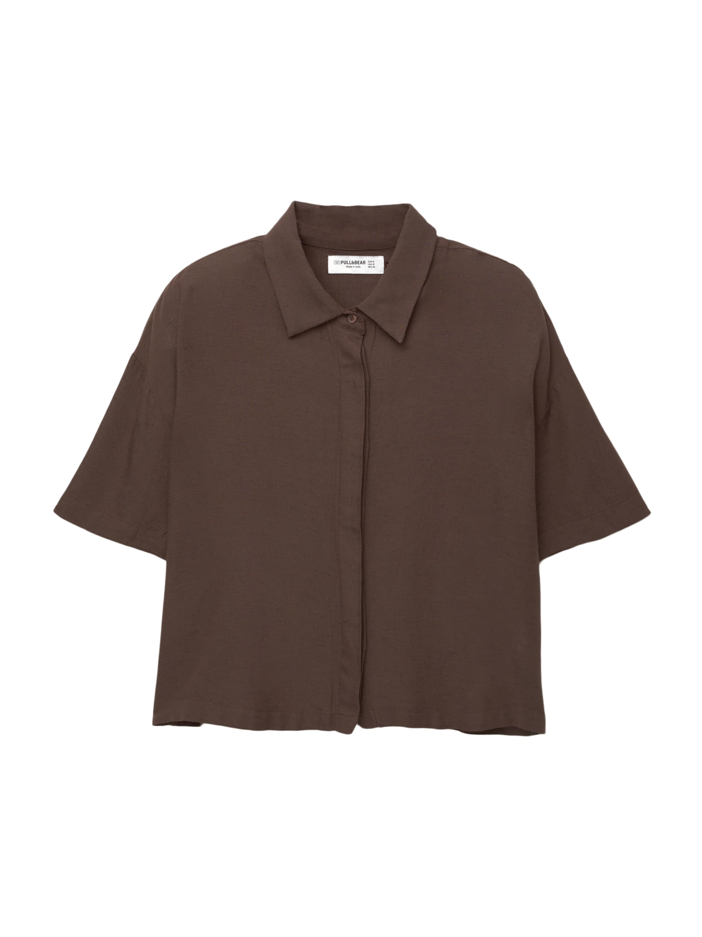 Bluză de la Pull&Bear pe maro: față