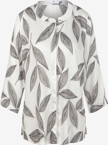 Peter Hahn Blouse in Wit: voorkant