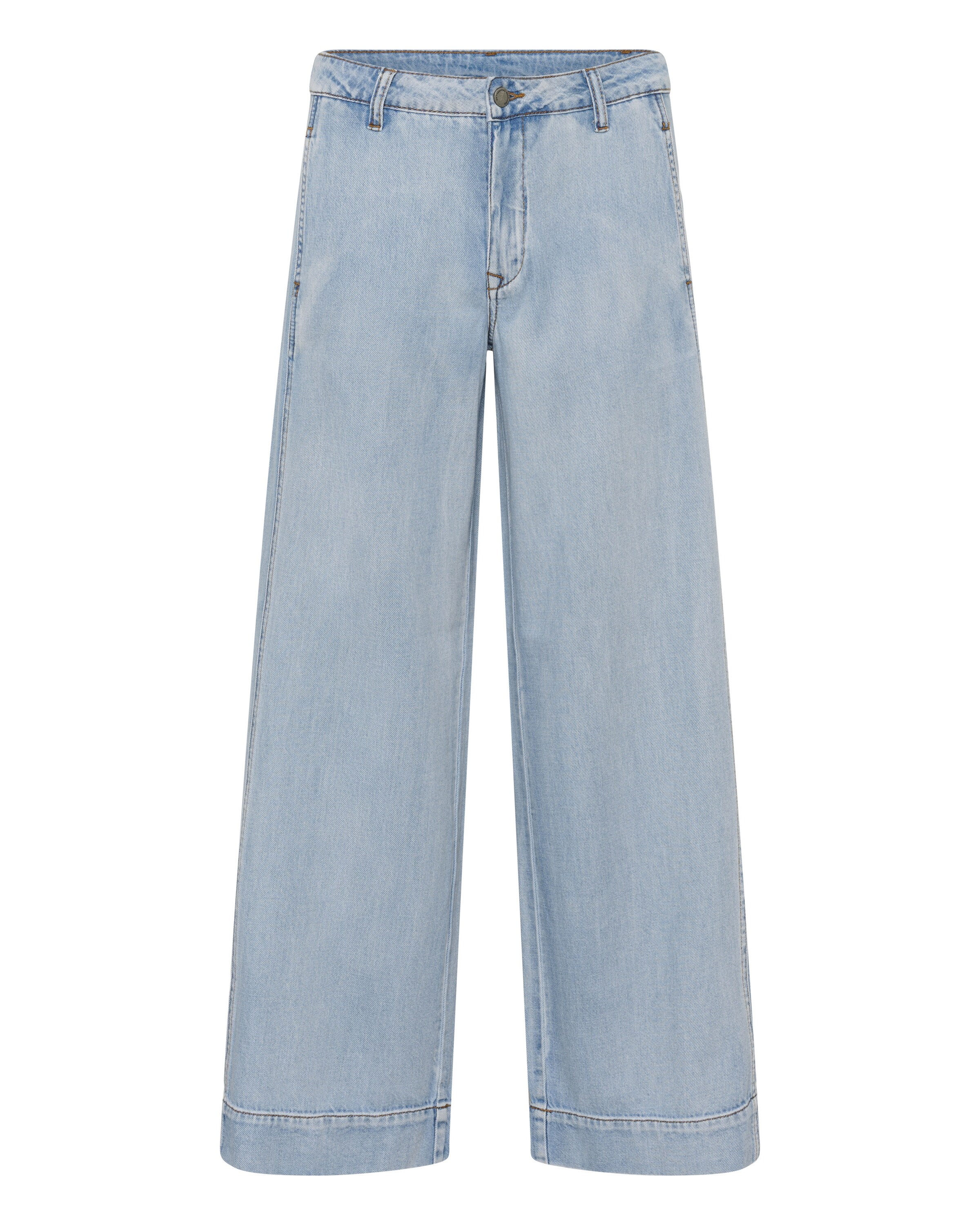 My Essential Wardrobe Wide leg Jeans 'Hilma' in Blue: front