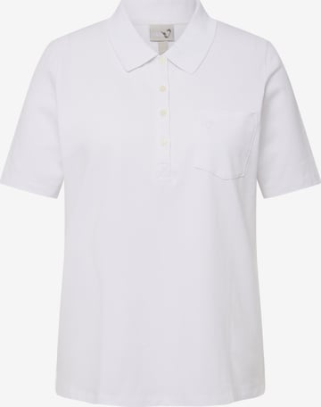 Ulla Popken Shirt in Wit: voorkant