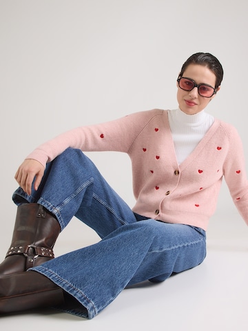 Cardigan 'Lana' ABOUT YOU en rose : devant