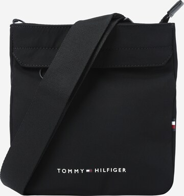 TOMMY HILFIGER - Mala de ombro 'Skyline' em preto: frente