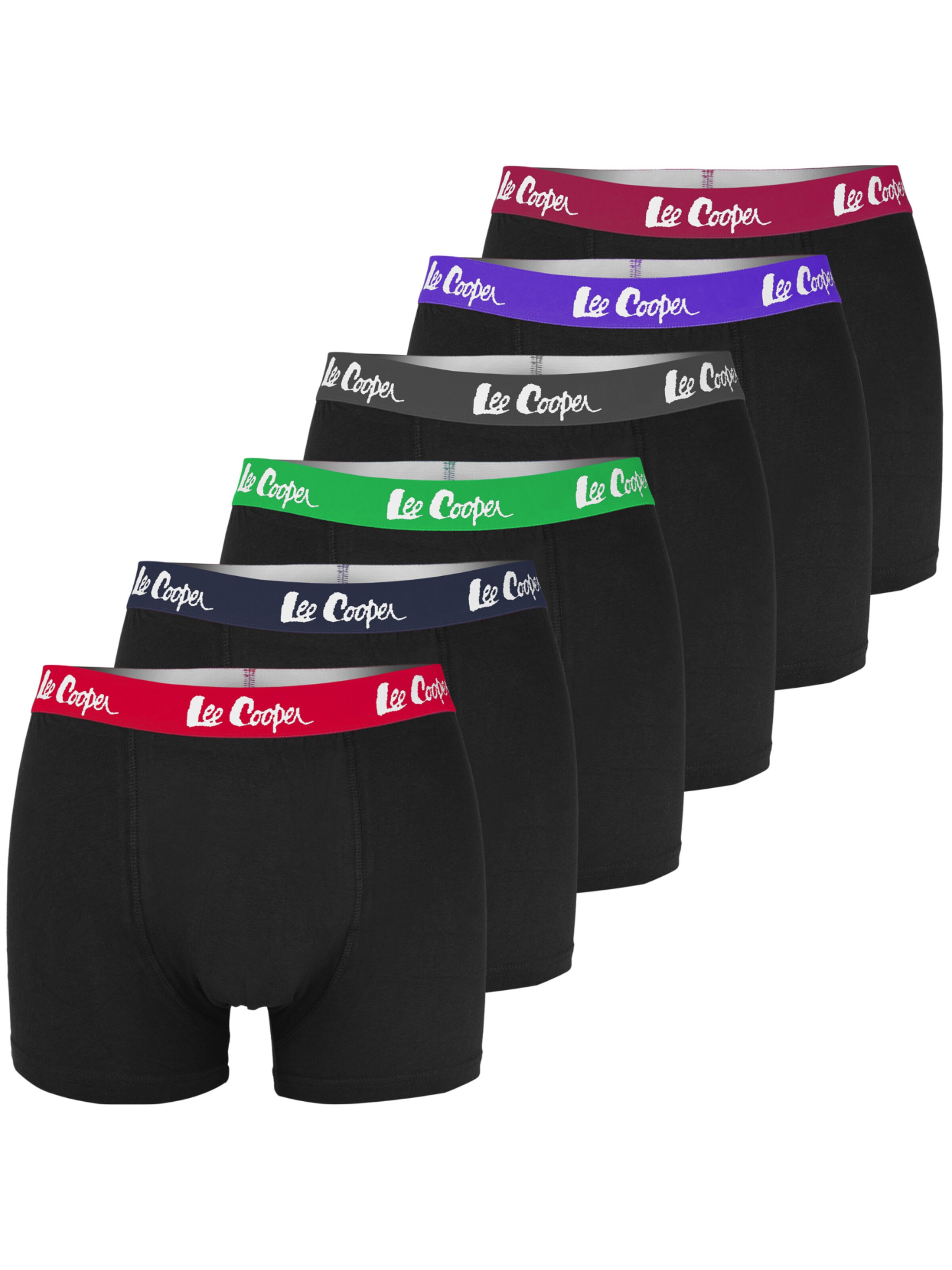 Lee Cooper - Calzoncillo boxer en negro: frente