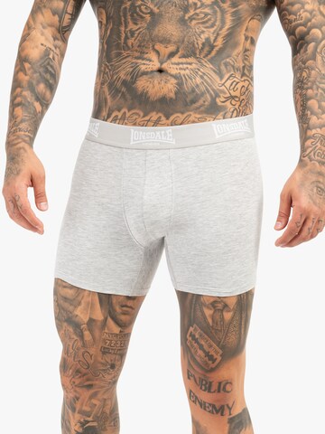 LONSDALE Boxerky - Sivá: predná strana