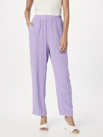 Y.A.S Lużny krój Spodnie 'VIGGI' w kolorze fioletowy: przód