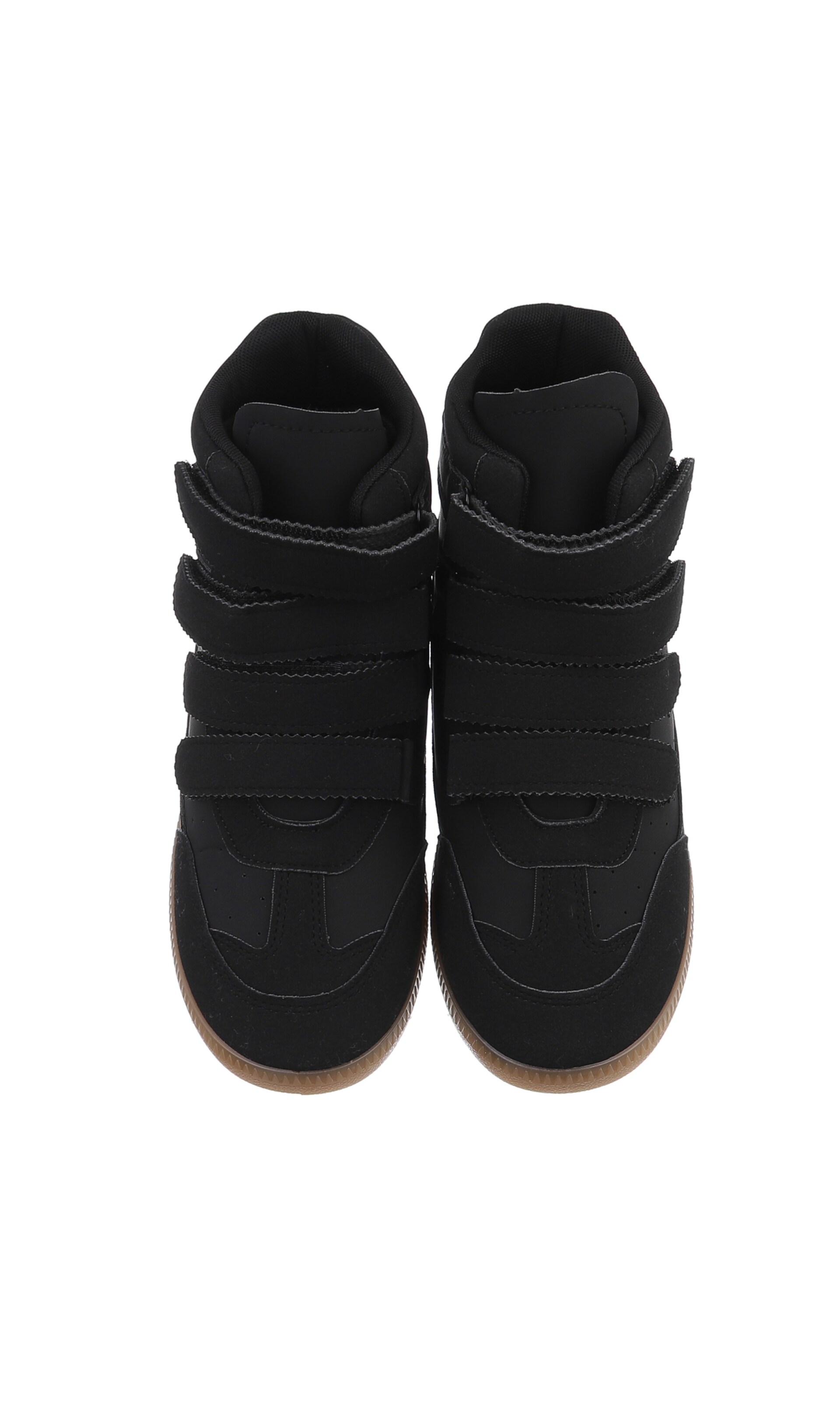 Ital-Design High-Top Sneakers in Black