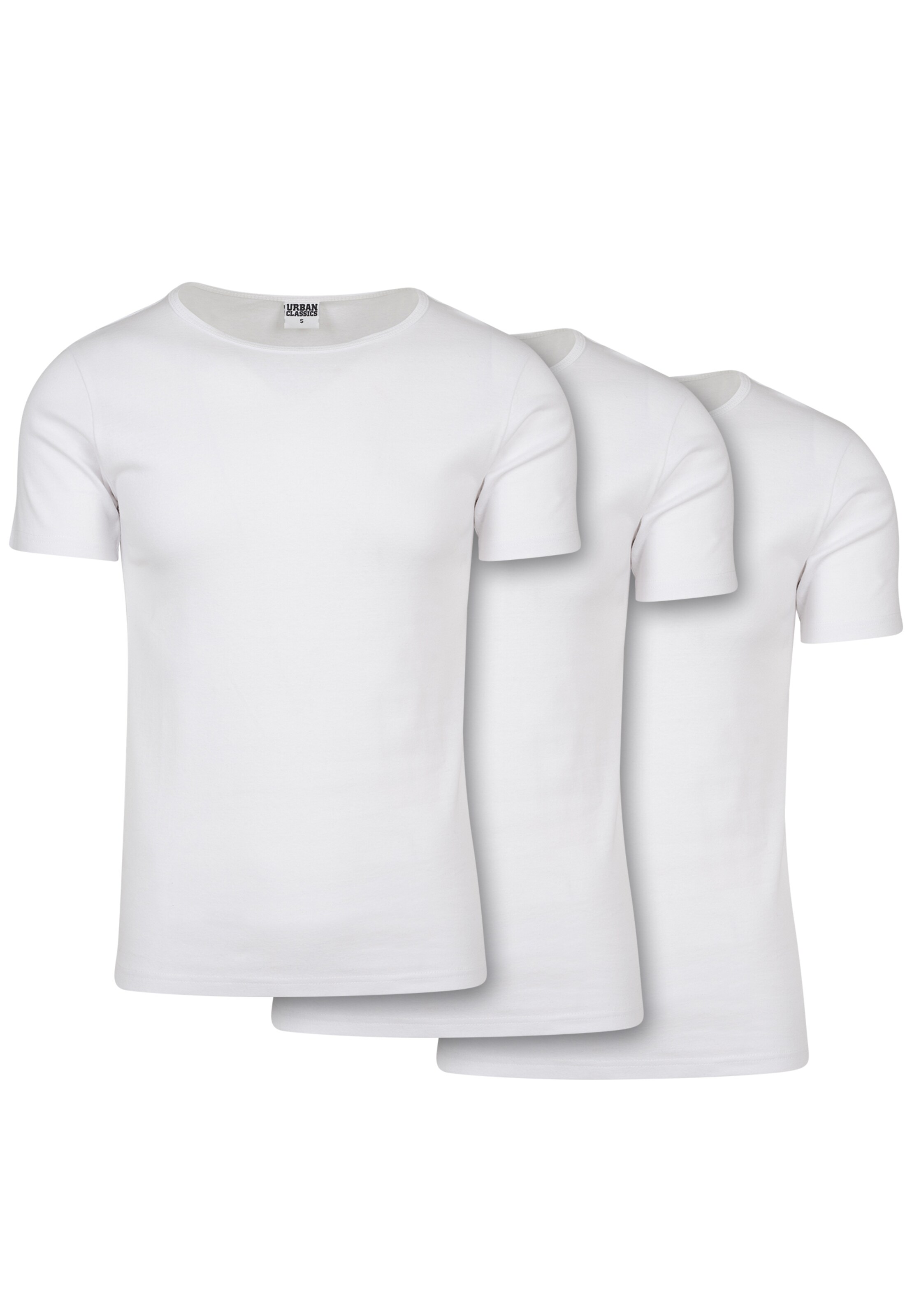 Urban Classics Тениска в бяло: отпред