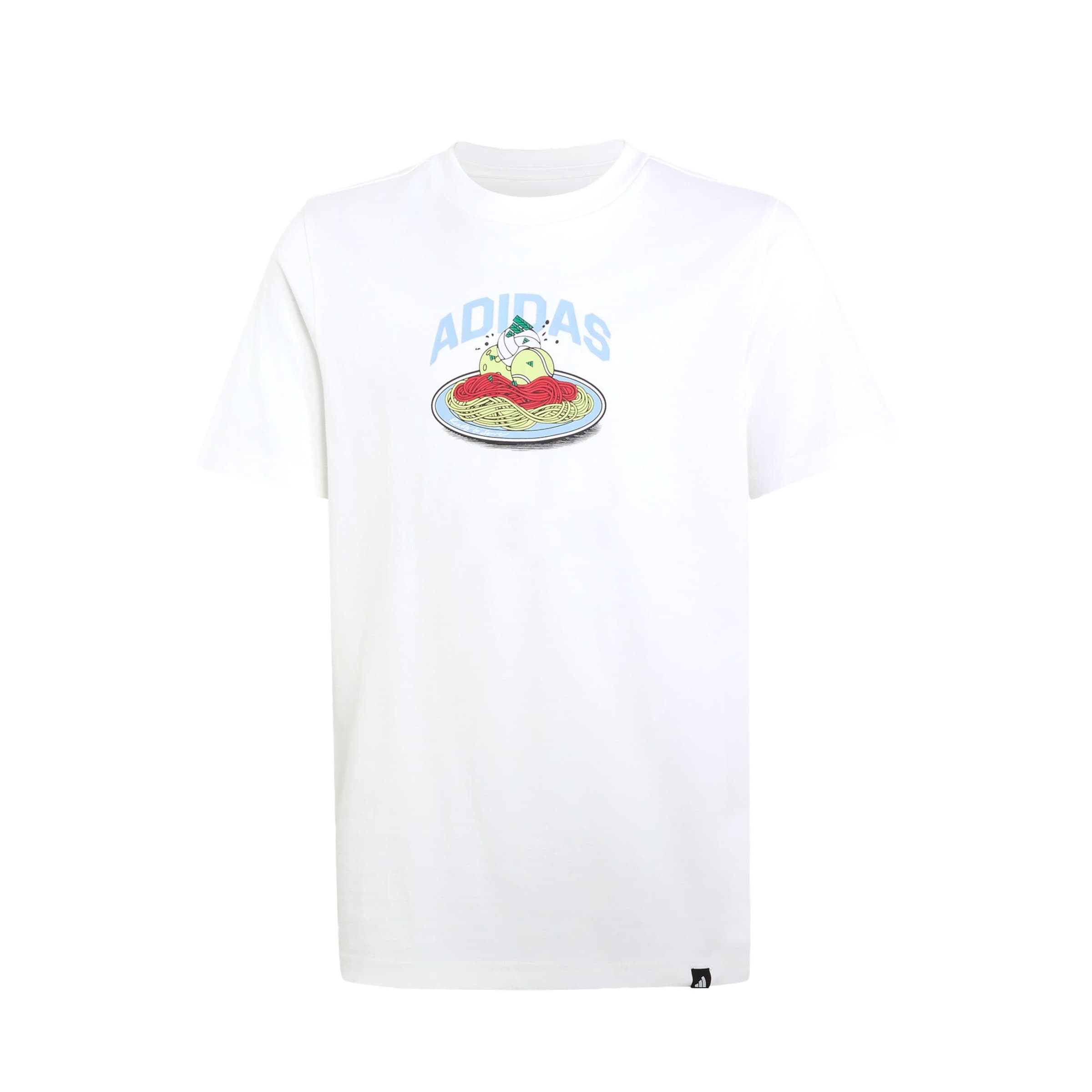 Maglia funzionale 'Pasta' di ADIDAS SPORTSWEAR in bianco: frontale