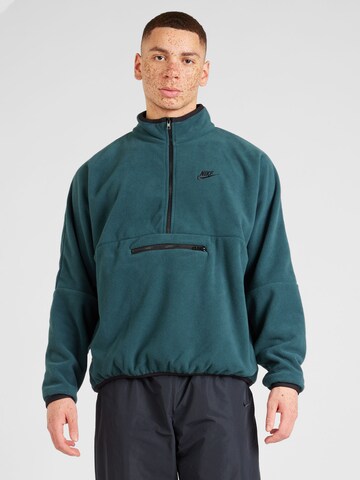 Nike Sportswear Sweatshirt 'Club+ Polar' in Blau: predná strana