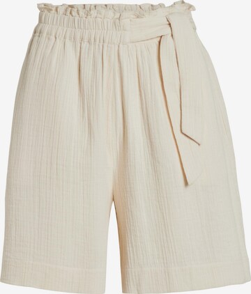 VILA Loosefit Broek 'Lania' in Beige: voorkant