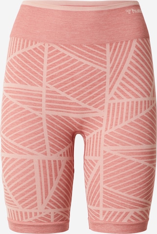 Hummel - Pantalón deportivo en rosa: frente