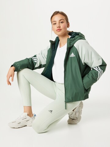ADIDAS SPORTSWEAR Athletic Jacket 'Back To ' in Green