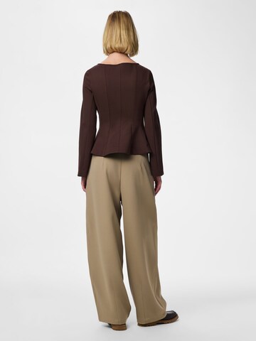 Chemisier 'PCGunhild' PIECES en marron