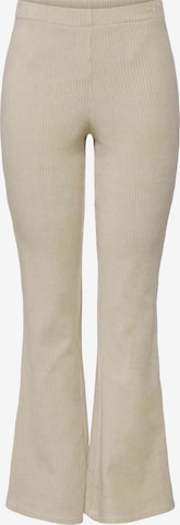 ONLY Flared Trousers 'ONLFENJA' in Beige: front