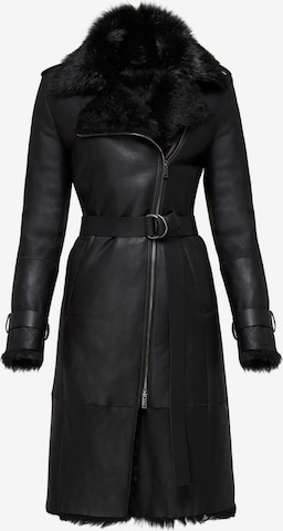 V S P Vinterfrakke 'Lyza' i sort: forside