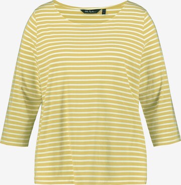 T-shirt Ulla Popken en jaune : devant