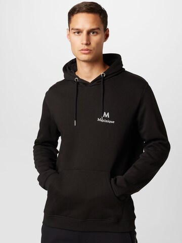 Matinique Sweatshirt 'Bradley' in Zwart: voorkant