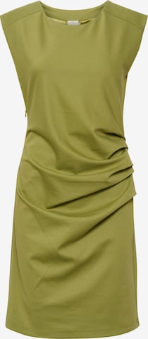 Kaffe - Vestido de tubo 'India' en verde: frente