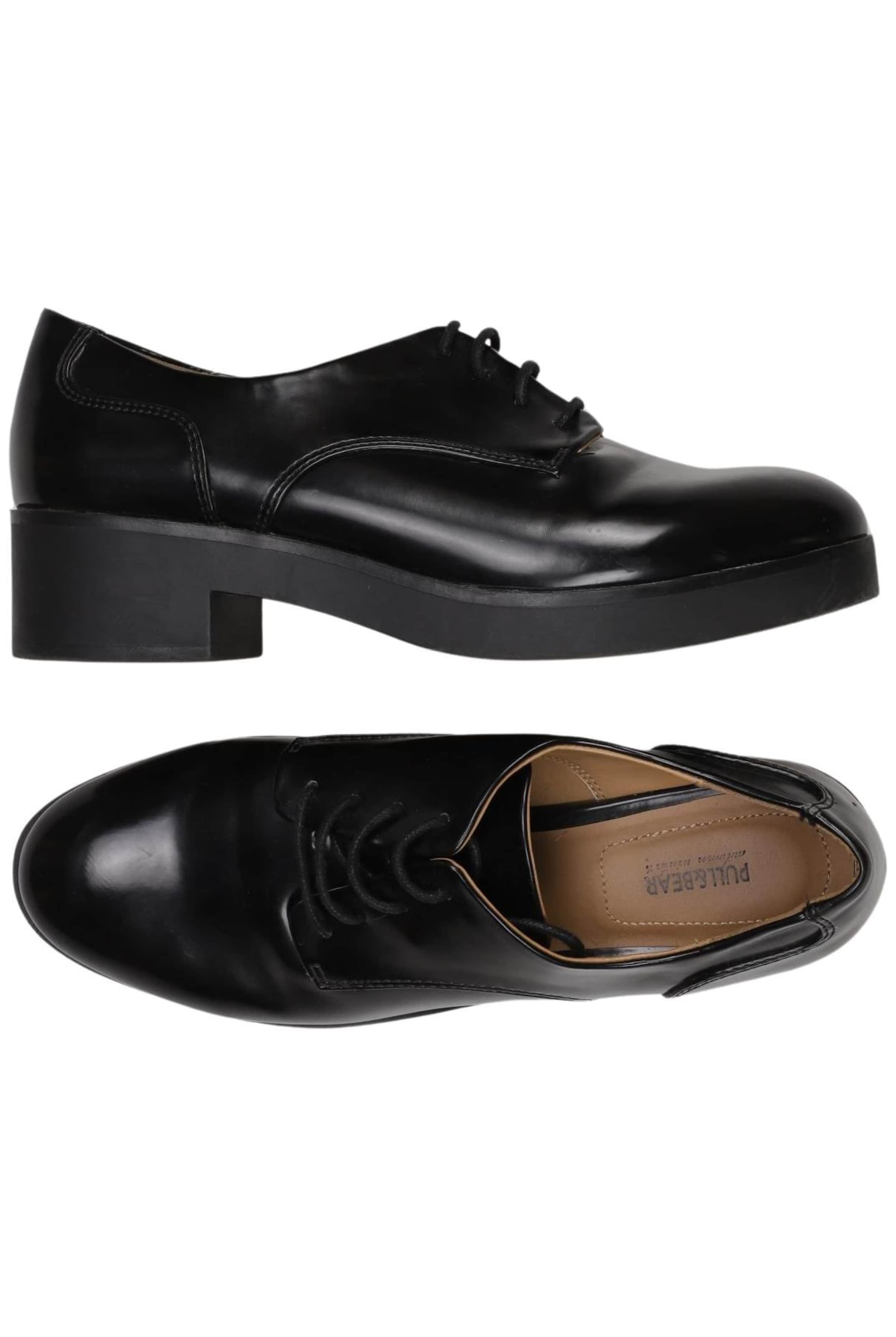 Pull&Bear Flats & Loafers in 38 in Black: front