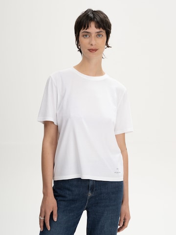T-shirt MELA en blanc : devant
