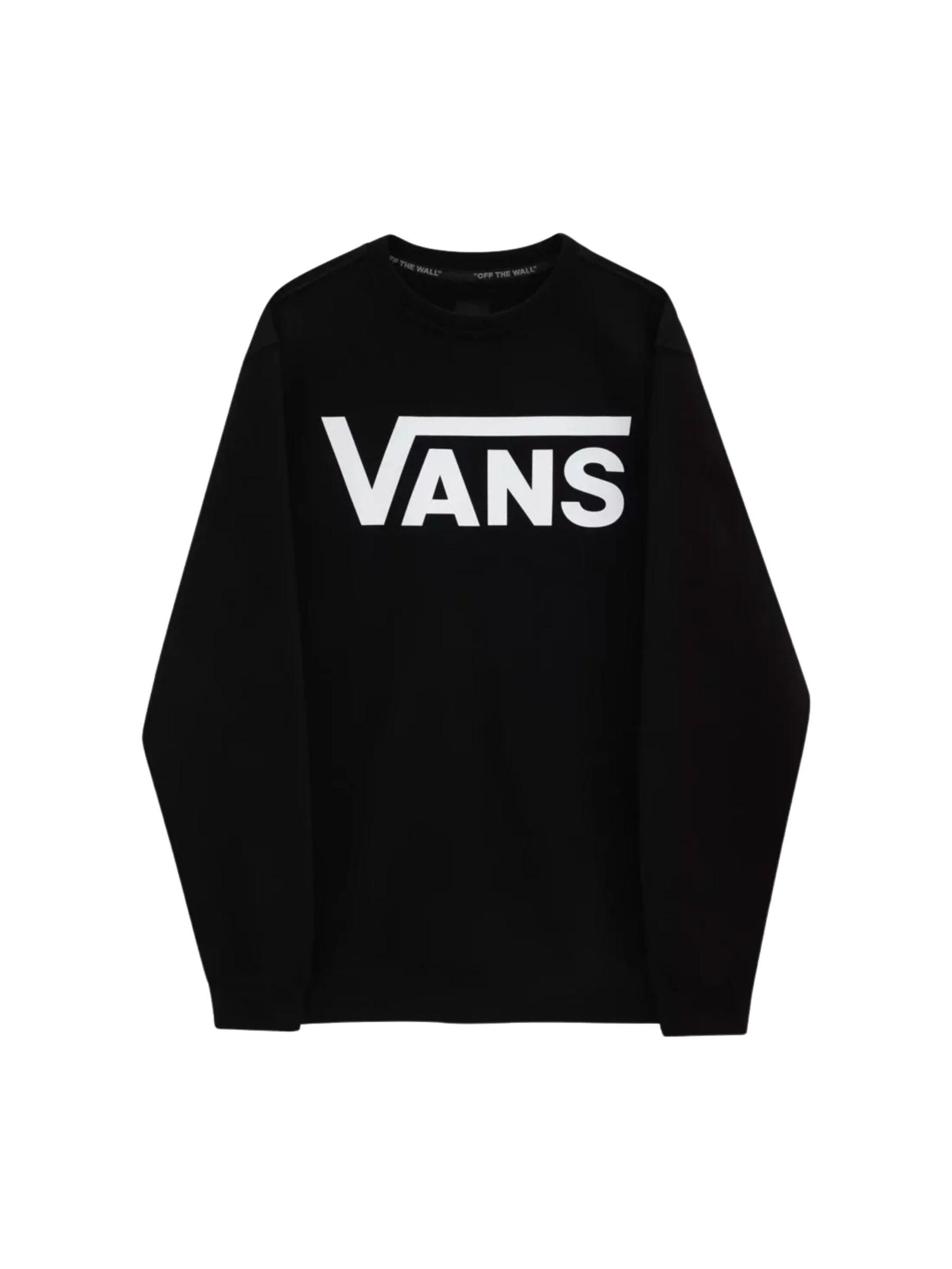 VANS Bluzka sportowa 'VANS MN VANS CLASSIC CREW FELPA' w kolorze czarny: przód