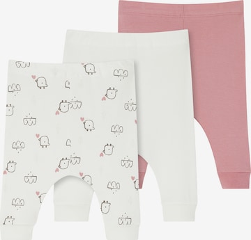 Pantalon 'Natural Love' SCHIESSER en marron : devant