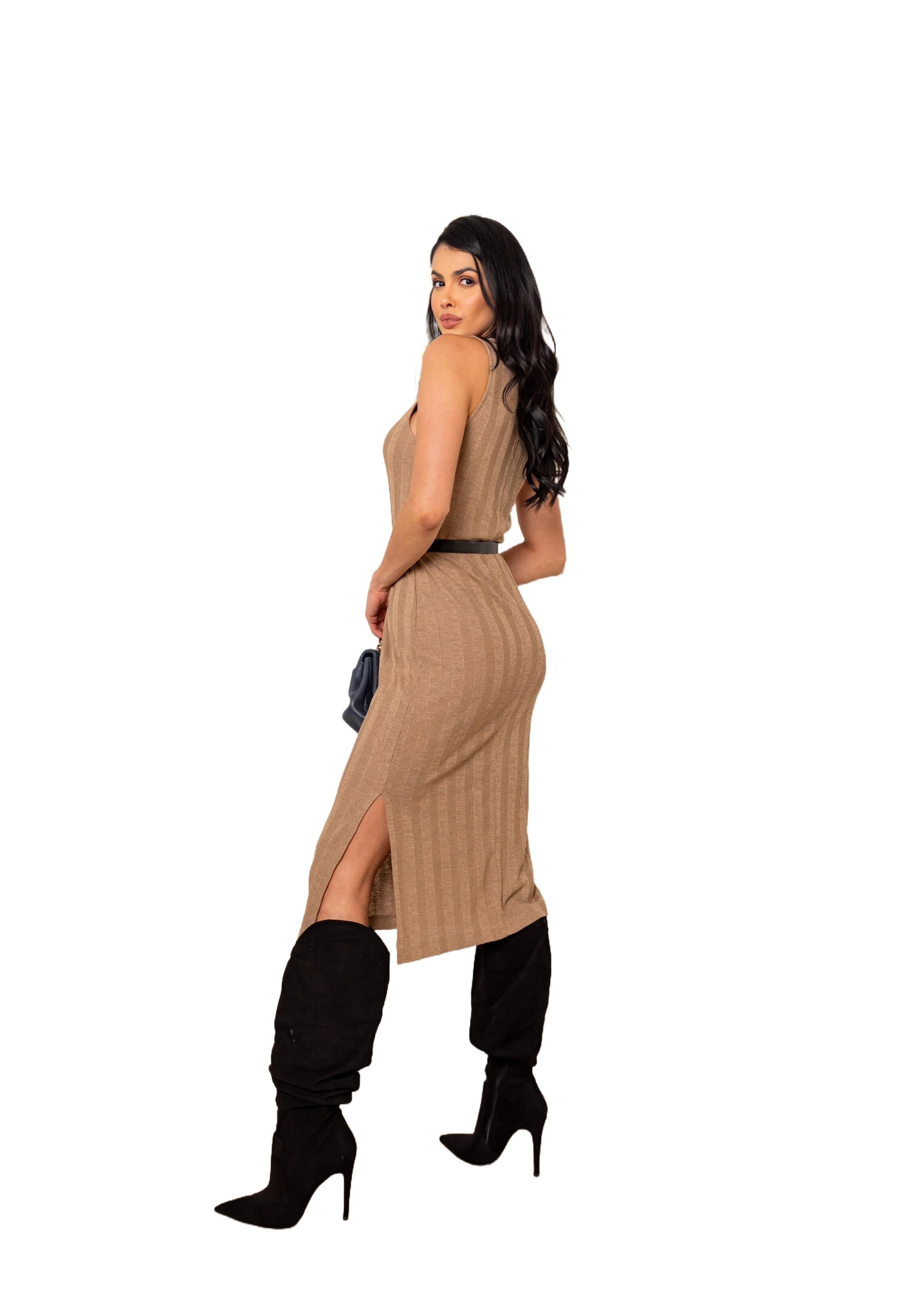 Robes en maille No Matter What en beige